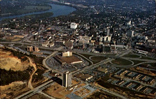 Aerial View Of The City Of Chattanooga Tennessee