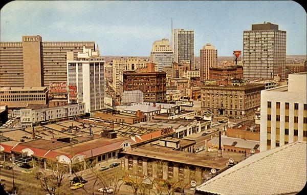 Panorama Of Downtown Denver Colorado