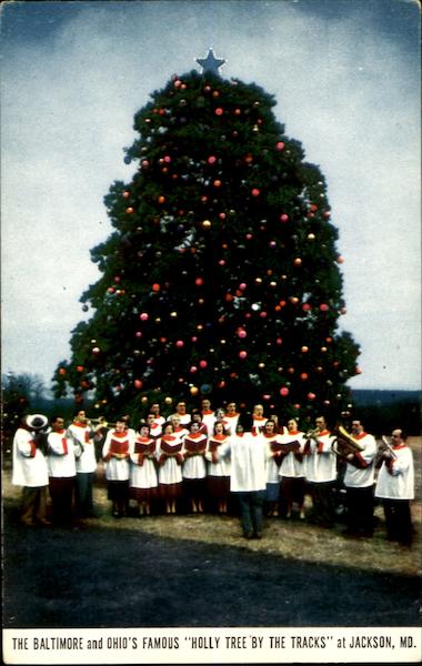 The Baltimore And Ohio's Famous Holly Tree Jackson Maryland