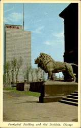 Prudential Building And Art Institute Postcard