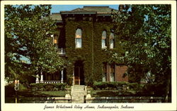James Whitcomb Riley Home Postcard