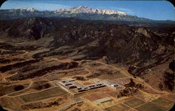 Aerial View Of The United States Air Force Academy Postcard