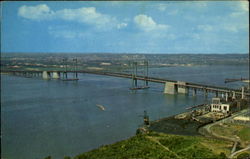 Delaware Memorial Bridge Wilmington, DE Postcard 