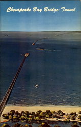 Chesapeake Bay Bridge-Tunnel Virginia Beach, VA Postcard Postcard
