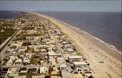 Aerial View Of Fenwick Island Delaware Postcard Postcard