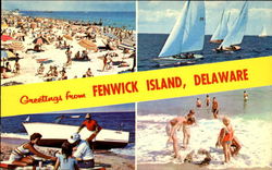 Greetings From Fenwick Island Delaware Postcard Postcard