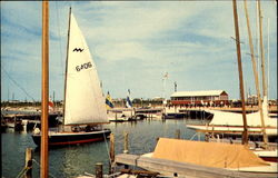 Setting Out Under Full Sail From Dewey Beach Postcard