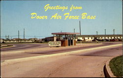 Greetings From Dover Air Force Base Delaware Postcard Postcard