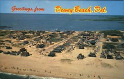 Greetings From Dewey Beach Postcard