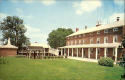 Main House Smoke House And Pump Postcard