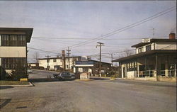 Main Gate, U. S. Naval Training Center Postcard
