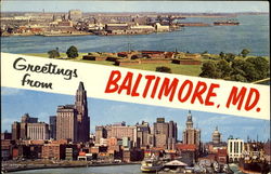Greetings From Baltimore Postcard