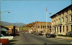 Wood Avenue, Main Business Street Big Stone Gap, VA Postcard Postcard