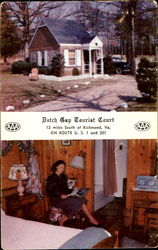 Dutch Gap Tourist Court, U. S. 1 & and 301 Richmond, VA Postcard Postcard