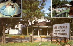 Refuge Motor Inn, Beach Road Postcard