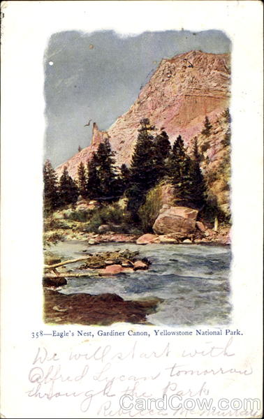 Eagle's Nest, Gardiner Canyon Yellowstone National Park Wyoming