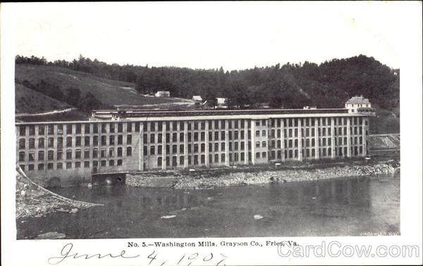 Washington Mills, Grayson Co. Fries Virginia