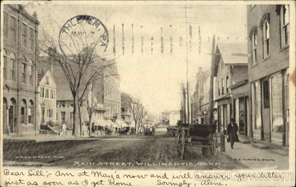 Main Street Willimantic Connecticut