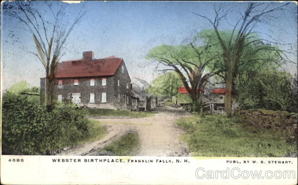Webster Birthplace Franklin Falls New Hampshire