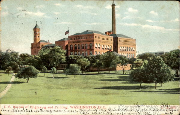 U. S. Bureau Of Engraving And Printing Washington District of Columbia