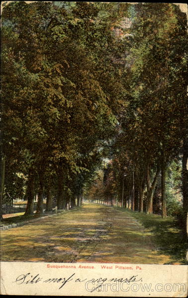 Susquehanna Avenue West Pittston Pennsylvania