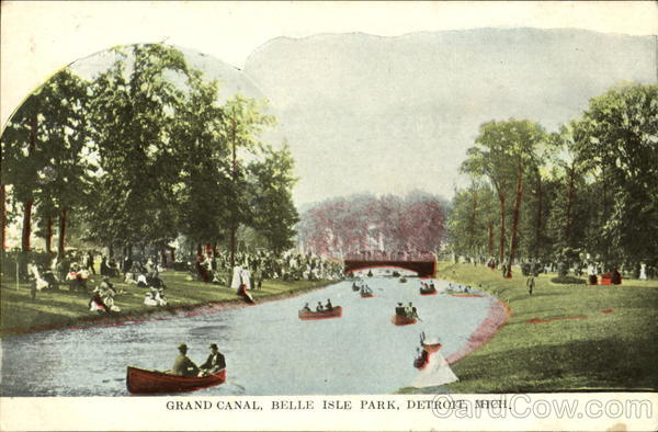 Grand Canal, Belle Isle Park Detroit Michigan