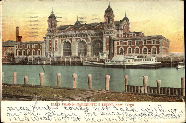 Ellis Island Immigration Depot New York