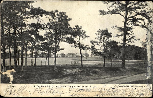 A Glimpse Of Silver Lake Belmar New Jersey