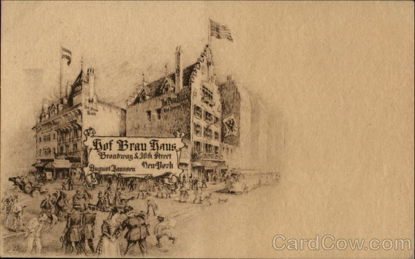 Hof Brau Haus, Broadway & 30th Street New York