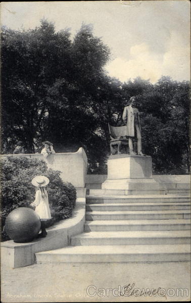 Abraham Lincoln Statue Chicago Illinois