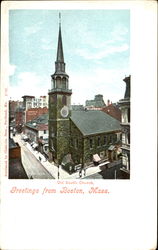 Old South Church Boston, MA Postcard Postcard