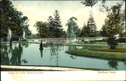 Scene In Colts Memorial Park Postcard