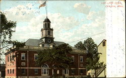 Post Office Brockton, MA Postcard Postcard