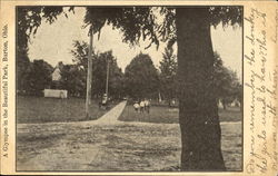 A Glympse In The Beautiful Park Postcard