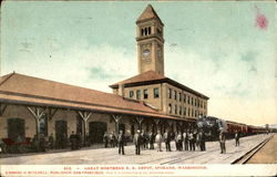 Great Northern R. R. Depot Postcard