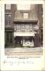 Betsy Ross House Postcard