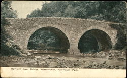 Hartwell Ave. Bridge, Fairmount Park Wissahickon Postcard