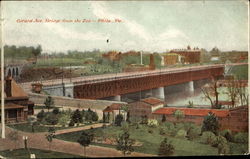 Girard Ave Bridge From The Zoo Philadelphia, PA Postcard Postcard