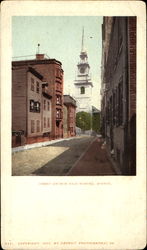 Christ Church Boston, MA Postcard Postcard