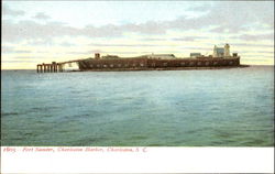 Fort Sumter, Charleston Harbor South Carolina Postcard Postcard