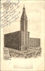 The Montgomery Ward & Co., Building Chicago, IL Postcard Postcard