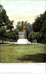 Hans Christian Andersen Monument, Lincoln Park Postcard