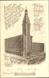 The Montgomery Ward & Co., Building Chicago, IL Postcard Postcard