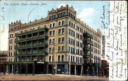 The Lincoln Hotel Nebraska Postcard Postcard