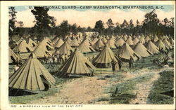 A Bird's Eye View Of The Tent City Postcard