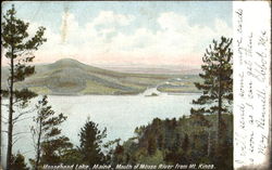 Mouth Of Moose River From Mt. Kineo Postcard