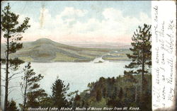 Mouth Of Moose River From Mt. Kineo Moosehead, ME Postcard Postcard