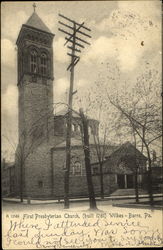 First Presbyterian Church Wilkes-Barre, PA Postcard Postcard