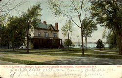 Public Library Ogdensburg, NY Postcard Postcard