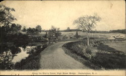 Along The Morris Canal, High Street Bridge Postcard